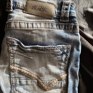 Lighter Bootleg Buckle Jeans